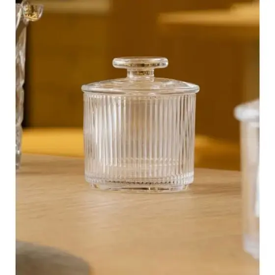 Manteigueira Francesa Lines 8,5cm x 10cm x 8,5cm Cristal - Wolff