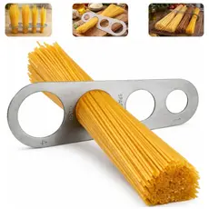 Medidor para Porção de Massa Espaguete de Aço Inox 18,5cm x 6cm x 0,1cm - Lyor