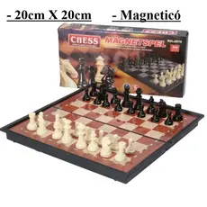 Jogo Xadrez 20X20CM Tabuleiro GRANDE Profissional Dobrável Magnético C/ Imã Pronta Entrega