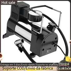 Bomba Elétrica Portátil Para Inflar Pneus : De Ar Multifuncional Veículos Com Compressor De 12V Pequenos Fácil Instalaçã