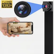 Câmera WiFi Discreta (DIY) — Mini Câmera de Vigilância Sem Fio Portátil (Babá Eletrônica) — Resolução HD 1080P