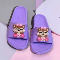 Chinelo Nuvem Infantil Menina Raposa Slide Conforto Macio Leve Chinelo Feminino Escolar Kids