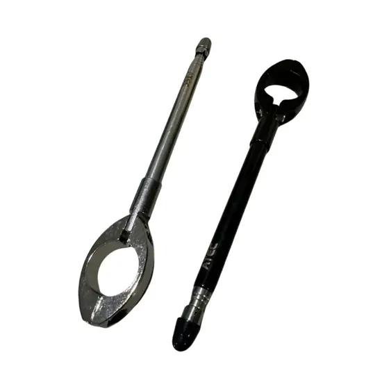 Antena Corta Pipa Moto Retrátil Anti Cerol Aço Inox Guidão
