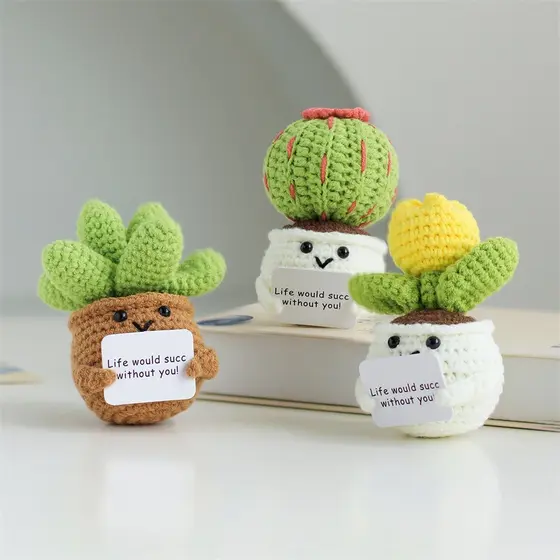 Plantinha Fofa Decorativa em Vaso Decorativo decoração de casa FL-11/FL-12/FL-13