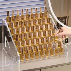 Organizador Acrílico Escada 7 Andares para Cosméticos