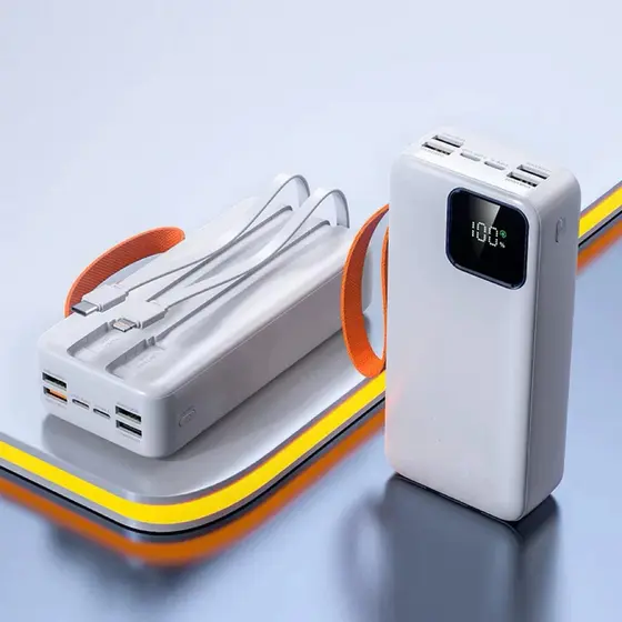 Carregador portátil grande 10000/20000/30000/50000mah Turbo 22,5W PD carregamento ultrarrápido