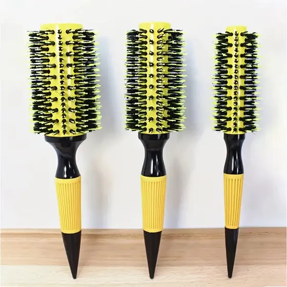 Kit 3 pc Escovas Profissionais De Cabelo Cerdas-Techo pro