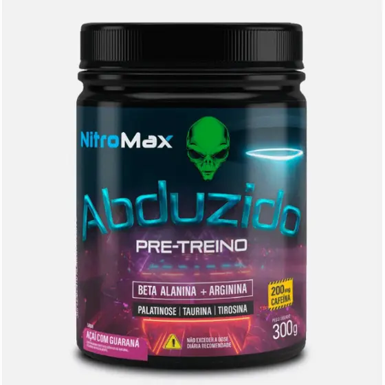Pré Treino Abduzido pote 300gr 20 doses - Nitromax