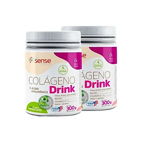 Kit 2x Colágenos Drink com Ácido Hialurônico
