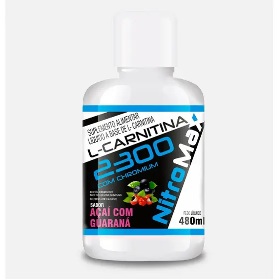 Termogênico L-carnitina liquida 480ml - Nitromax