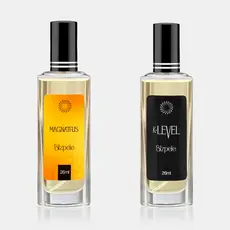 Kit 02 Perfumes 100ml, 26ml - inspiração Masculino Eau de Parfum Materia Prima Importado Alta Fixação Blz Pele