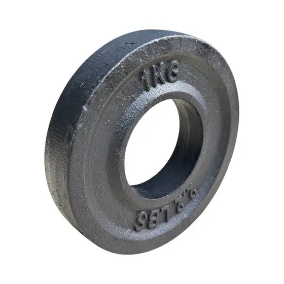 Anilha Olímpica Fracionada 1kg 2,2 libras Ferro Fundido