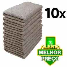 Kit 10 Cobertor Doação Barato Popular Esquenta Muito Grosso Casal ou Solteiro Morador Rua Calorim