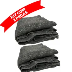 Kit 2 Peças Cobertor Manta Para Doação Grosso Simples Mudança Pet Casal Calorim