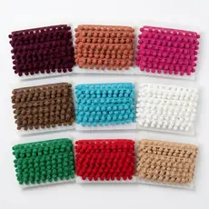 25 Metros Fita Pompom 30mm Aviamento Passamaria Várias Cores