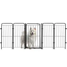 Cercadinho Pet com Portão 70cm de Altura – Grade de Segurança para Cachorro em Aço Reforçado