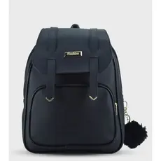 Mochila Feminina Moderna Bolsa com Alça Regulavel Estilosa + Chaveiro Pompom