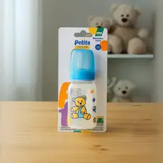 Mamadeira Chuquinha bebe Premium 140ML Bico Silicone Petita