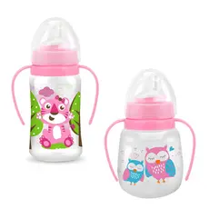 2 Copos Treinamento Alça Bico de Silicone Com 240ml e 270ml