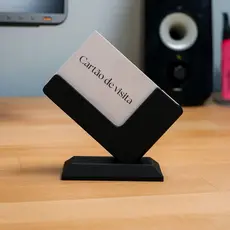 Expositor Porta Cartão De Visita Suporte Display De Mesa Escritório Sala Loja