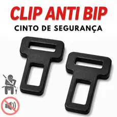 Kit 2 Clip Cinto Segurança Anti Alarme Sonoro Universal Carro Fivela Lingueta Simulador Trava