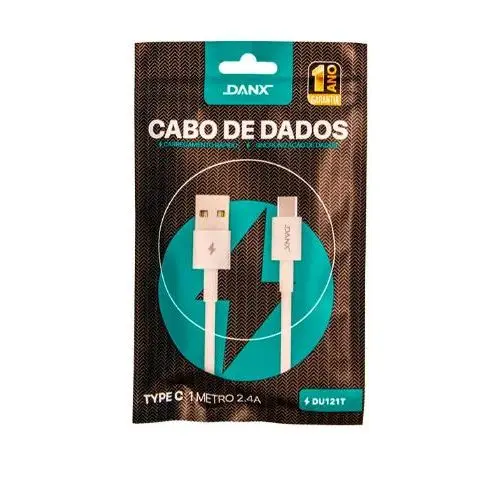 Cabo Tipo C - Danx - USB 2.4A 1m