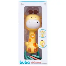 Girafa Musical Com Luz e Som Mordedor  Baby Girafinha Brinquedo Bebê Infantil
