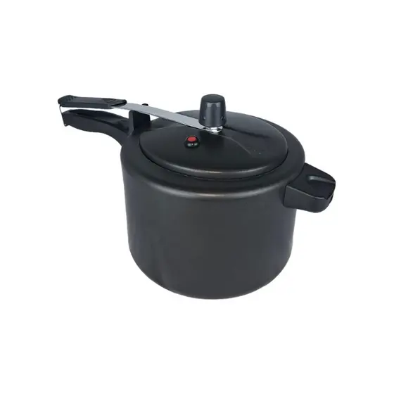 Panela Pressão - 4,5 litros - Antiaderente - Cores: Cereja e Preto - Média