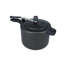 Panela Pressão - 4,5 litros - Antiaderente - Cores: Cereja e Preto - Média