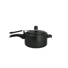 Panela de Pressão 2,5 litros Antiaderente- Pequena- Cor Preto e Cereja
