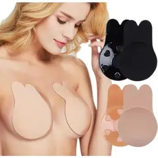 Sutiã Adesivo Orelha de Coelho – Levanta Seios com Efeito Push Up Invisível