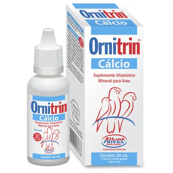 Cálcio ornitrin suplemento vitaminico para aves