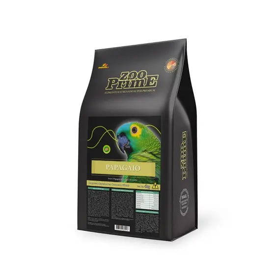 Ração extrusada papagaio/arara/ararajuba Zoo Prime 4kg