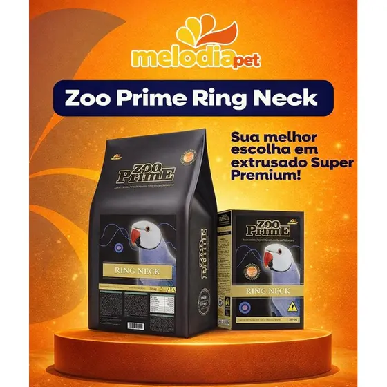 Ração para Ring Neck - Extrusada Zoo Prime 5kg