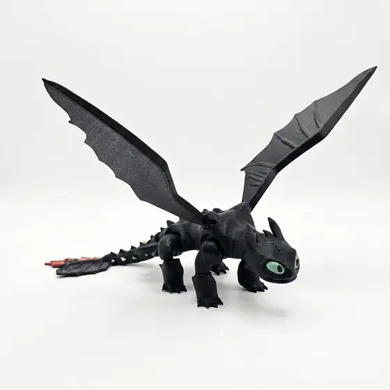 Dragão Banguela Articulado | Como Treinar o Seu Dragão | Brinquedo Colecionável