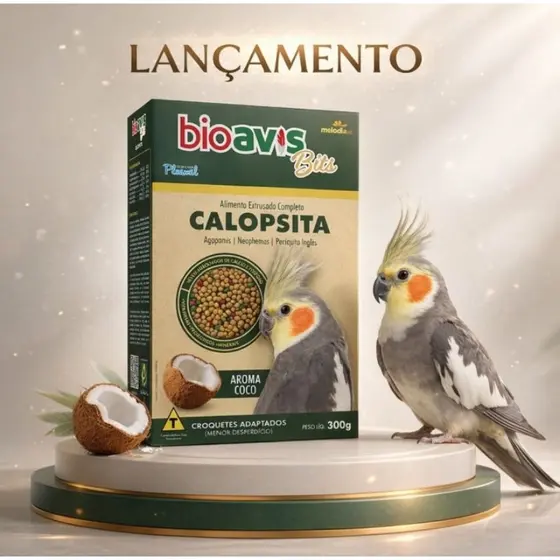Ração para Calopsita- Extrusada BioAvis Bits 300g