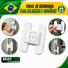 1-4 Trava de Segurança De Geladeira Gavetas Multiuso Adesiva Protetor Fechadura Infantil Armário