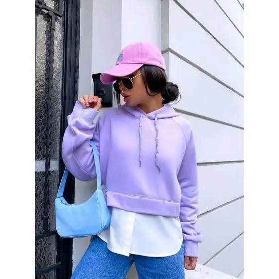 Moletom Feminino Fofo Moletom De Sólida Feminino Casaco Feminino