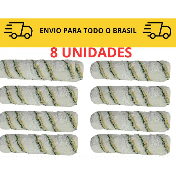 Rolo para pintura Antirespingo Kit completo  23CM com 3 até 10 rolos