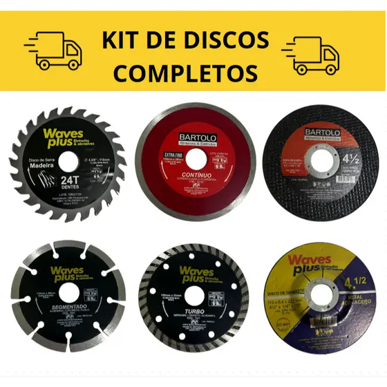 disco de corte continuo Kit  unidades / Makita / serra marmore/ disco de corte diamantado / 110mm