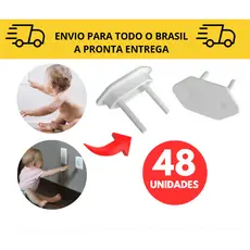 Kit de Segurança Contra Choque Bebê Protetor Tomada Crianças Infantil