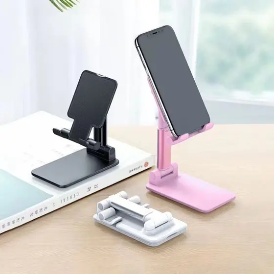 PROMOÇÃO！Atualizar！Suporte Para Celular e Tablet Dobrável Portátil Ajustável Apoio Mesa-JACKCELL