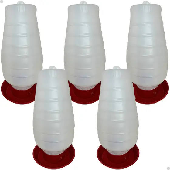 5 Bebedouro Automático Aves Galinhas Porte Grande Pendurável 5 Litros