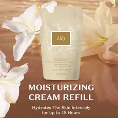 Refil Creme Acetinado Desodorante Hidratante Corporal Lily 250g