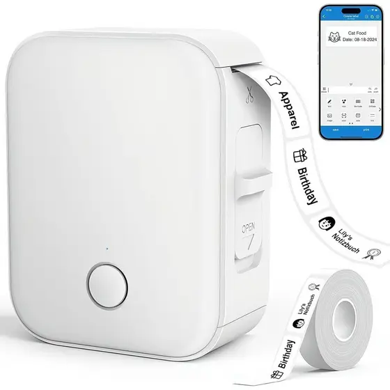 NIIMBOT D110 Impressora de Etiquetas Inteligente Térmica Bluetooth Impressora sem Tinta para iOS Android