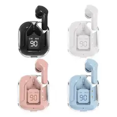 Fone De Ouvido Bluetooth 5.0 Com Microfone Estéreo Hi-Fi Cancelamento De Ruído E Capa De Carregador De 300mAh