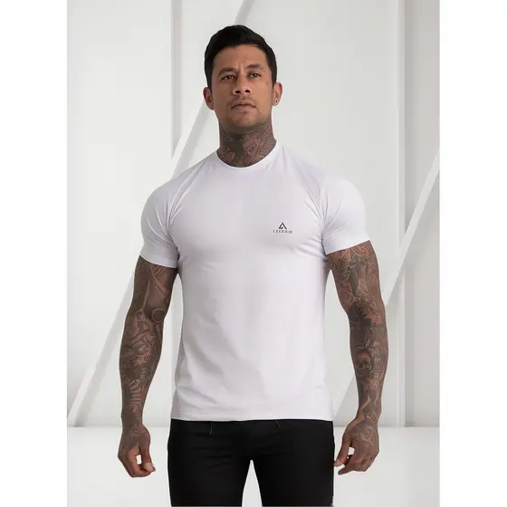 Camisa Manga Curta Térmica Masculina Slim  Proteção Uv