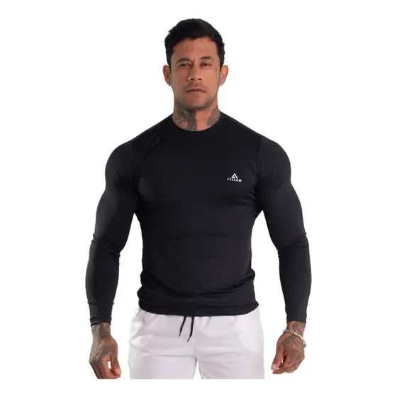 Camisa Manga Longa Térmica Masculina Uv Proteção Sol E Frio