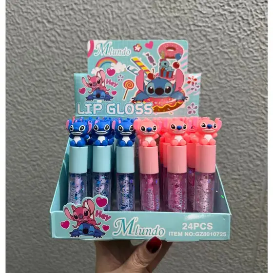 Kit com 3/6 Lip Gloss / Balm / Batom Lip Fruta/Plump Sereia – Volume Instantâneo, Brilho e Hidratação