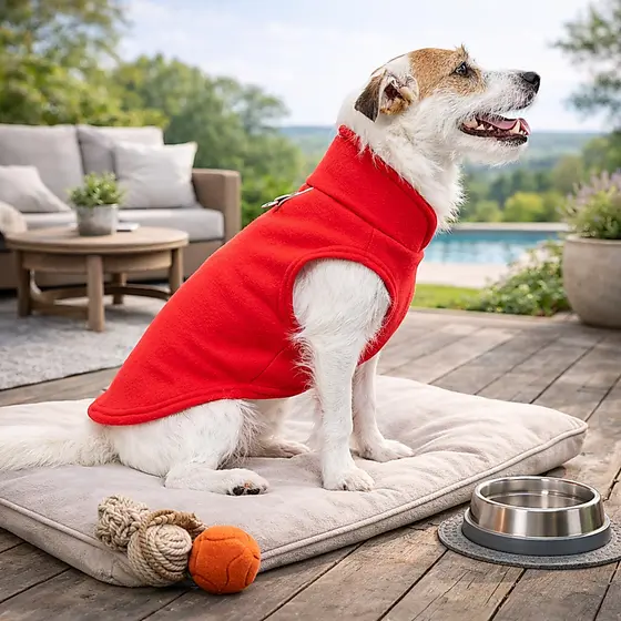 Roupa Roupinha Soft Para Cachorro Pet Pequeno Porte a Grande Porte, Vermelho